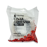 Nextep NE-608S cinta adhesiva 65 m Blanco 2 pieza(s)