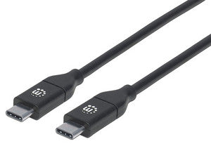 Cable USB-C Manhattan 355247, Longitud 2m, Transferencia de Datos de Alta Velocidad