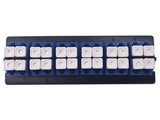 LinkedPRO LP-FO-LC-D12-SM adaptador de fibra óptica 1 pieza(s) Negro, Azul, Blanco