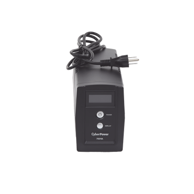 NO BREAK CYBERPOWER DE LÍNEA INTERACTIVA CYBERPOWER BASIC OM750ATLCD - 750VA/375W - TORRE - 19MINUTO(S) STAND-BY - 120 V AC ENTRADA - 120 V AC SALIDA - 6 X NEMA 5-15R