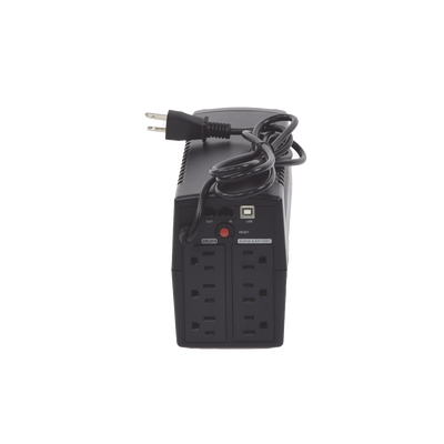 NO BREAK CYBERPOWER DE LÍNEA INTERACTIVA CYBERPOWER BASIC OM750ATLCD - 750VA/375W - TORRE - 19MINUTO(S) STAND-BY - 120 V AC ENTRADA - 120 V AC SALIDA - 6 X NEMA 5-15R