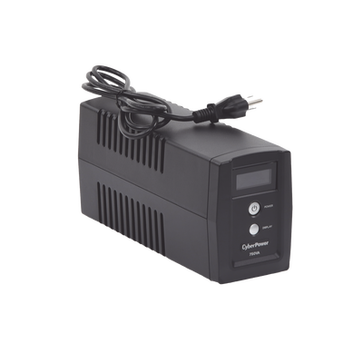 NO BREAK CYBERPOWER DE LÍNEA INTERACTIVA CYBERPOWER BASIC OM750ATLCD - 750VA/375W - TORRE - 19MINUTO(S) STAND-BY - 120 V AC ENTRADA - 120 V AC SALIDA - 6 X NEMA 5-15R