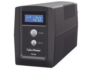 NO BREAK CYBERPOWER DE LÍNEA INTERACTIVA CYBERPOWER BASIC OM750ATLCD - 750VA/375W - TORRE - 19MINUTO(S) STAND-BY - 120 V AC ENTRADA - 120 V AC SALIDA - 6 X NEMA 5-15R