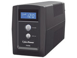 NO BREAK CYBERPOWER DE LÍNEA INTERACTIVA CYBERPOWER BASIC OM750ATLCD - 750VA/375W - TORRE - 19MINUTO(S) STAND-BY - 120 V AC ENTRADA - 120 V AC SALIDA - 6 X NEMA 5-15R