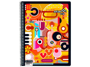 Cuaderno Profesional Estrella 0459 Cuadro Chico, 100 Hojas, Papel Bond 80 gr