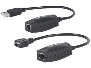 Extensor de línea USB vía ethernet hasta 60m.