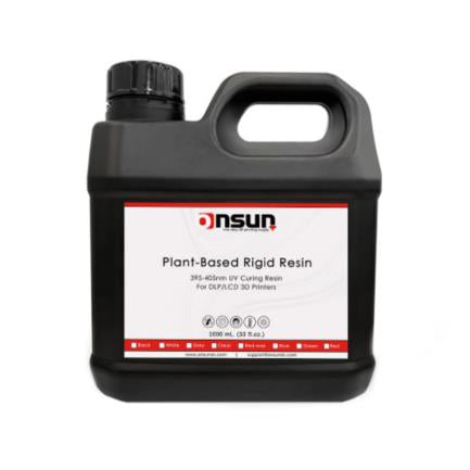 Resina Onsun 3D Vegetal 1L/Barril Color Negro