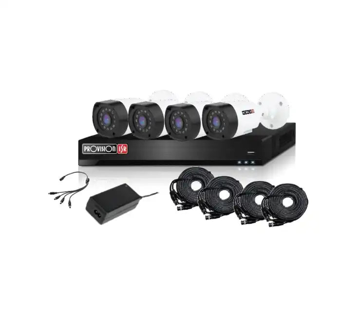 Provision ISR Kit CCTV 4 Canales PAK4LIGHTCC2MP, 4 Cámaras 2 MP, IP66, IR 15 Mts