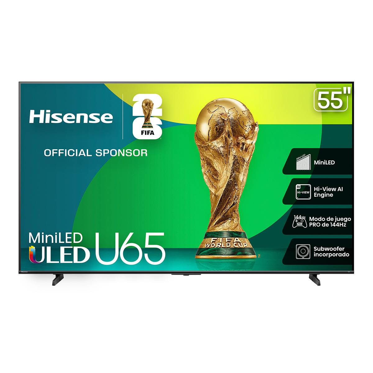 Televisión Hisense 55U65QFM - Electrónica