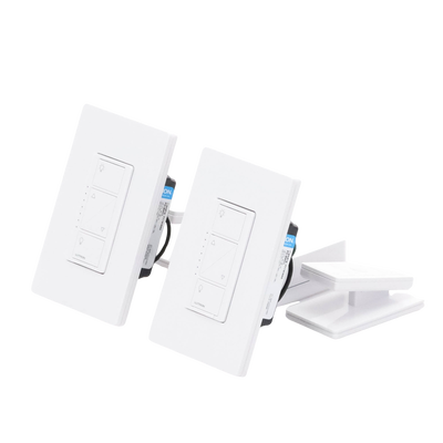 PBDGPKG2W - Lutron Caseta Wireless Kit de Iluminación Inteligente / Hub Smart Bridge / 2 Atenuadores