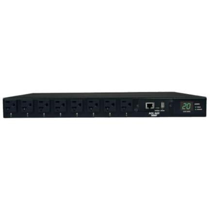 Tripp Lite PDUMH20ATNET PDU Monofásico Controlable con Switch de Transferencia Automática, 1.9kW, Entradas 15-20P / 5-20P de 120V, 16