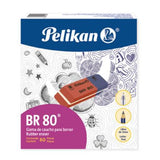 Pelikan 06020200 goma Cloruro de polivinilo (PVC) Naranja, Azul