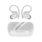 Audífonos Perfect Choice Haken Bluetooth Deportivos Tws Cancelación De Ruido Con Sujetador Color Blanco FullOffice.com