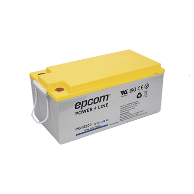 PG12200 - Epcom Powerline Batería Estacionaria de Gel / 12 V / 200 Ah PG12200