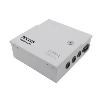 PLK12DC4ABK - Epcom Powerline Fuente de Poder Profesional / 12 Vcc @ 5 A Totales / 4 Canales 2 A Máx