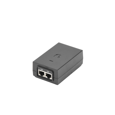 Ubiquiti POE-24-24W-G adaptador PoE Gigabit Ethernet 24 V, 1000 Mbit/s, Negro, 100 - 240 V