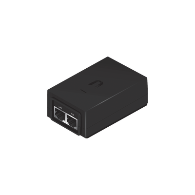 Ubiquiti POE-24-24W-G adaptador PoE Gigabit Ethernet 24 V, 1000 Mbit/s, Negro, 100 - 240 V