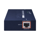 PLANET POE-E201 ampliador de red Transmisor y receptor de red Azul