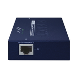 PLANET POE-E201 ampliador de red Transmisor y receptor de red Azul