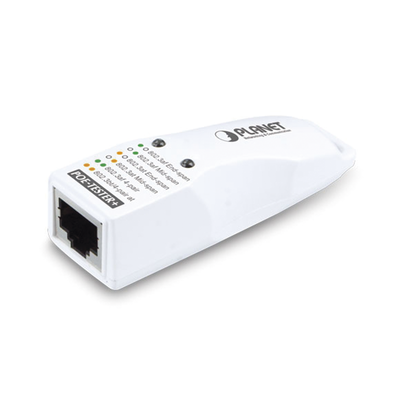 PLANET IEEE802.3bt/at/af POE Tester Comprobador de alimentación PoE Blanco