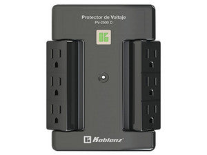 Supresor de Picos Koblenz PV-2500D con 6 contactos, 2500 Joules, 500V, 15A