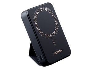 POWER BANK INALAMBRICO ADATA PR100-12BK 10000 MAH CARGA RÁPIDA Y MAGNÉTICA COLOR NEGRO