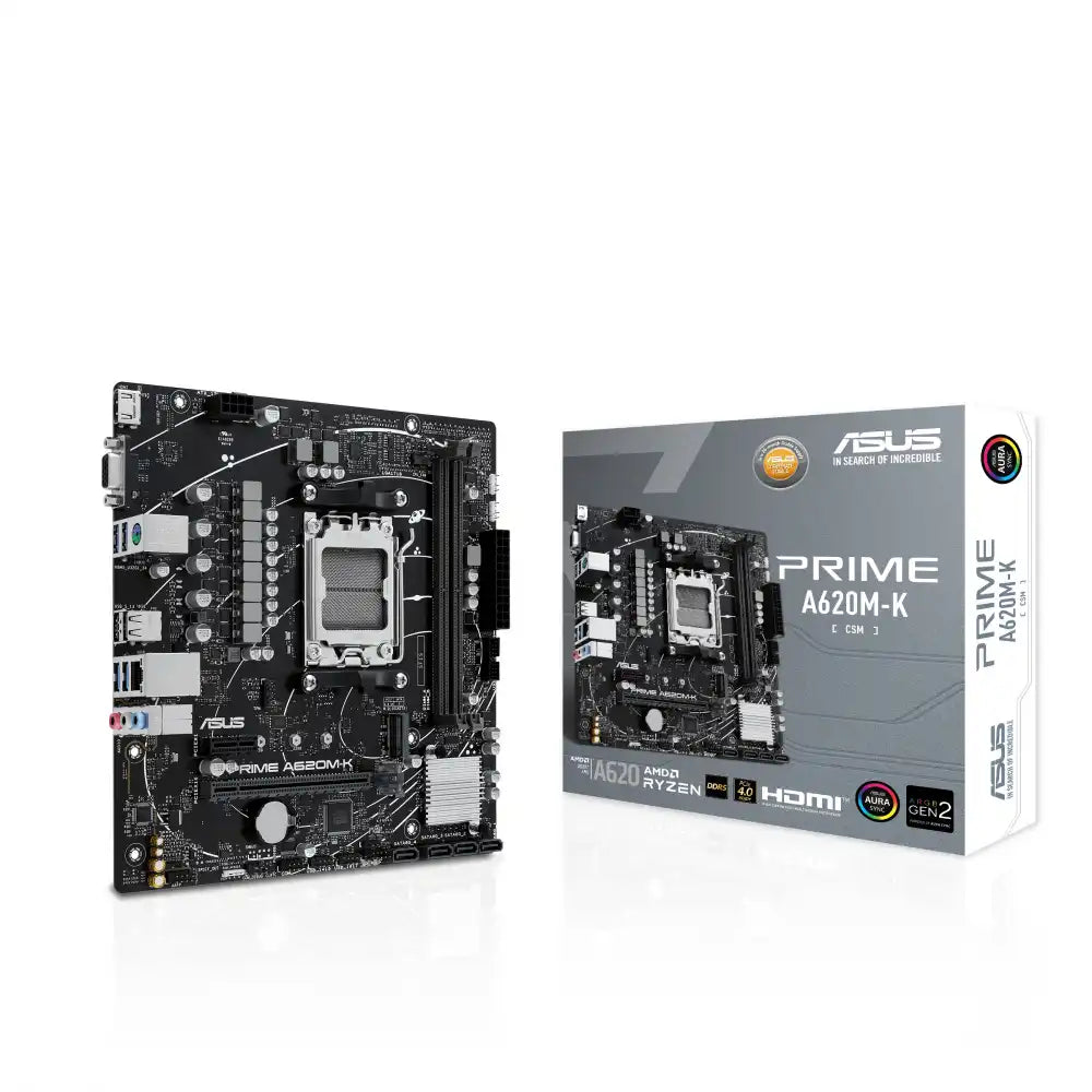 PRIME A620M-K - Tarjeta madre Asus Prime A620M-K socket AM5 2xDDR5 HDMI VGA Micro ATX