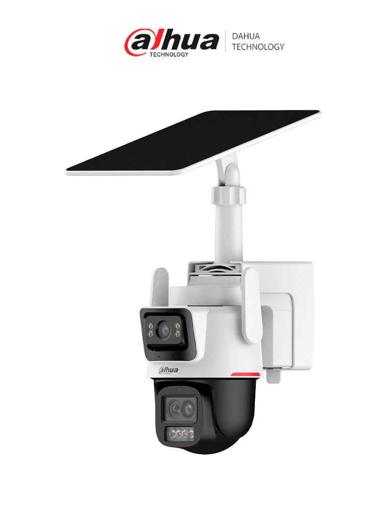Dahua Cámara PT Solar 4G DH-IPC-PTS2649C-3E3Z-4GB20, 6MP, IP66, Audio Bidireccional