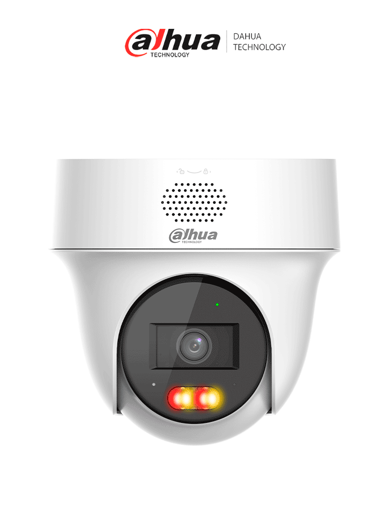 Dahua Cámara PT IP Domo 4 MP, Lente 2.8 mm, PoE, IP66, Detección de Humanos