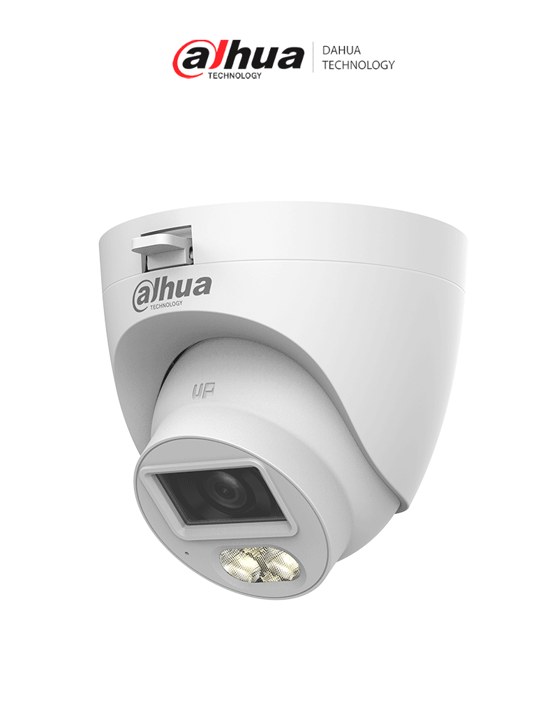 Dahua Cámara Domo 5MP DH-HAC-HDW1500CLQN-IL-A-S3-DIP, 2.8mm, IP67, IR 30m