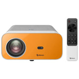 Steren PRO-4000 video proyector Proyector de alcance estándar 300 lúmenes ANSI 1080p (1920x1080) Gris, Naranja, Blanco