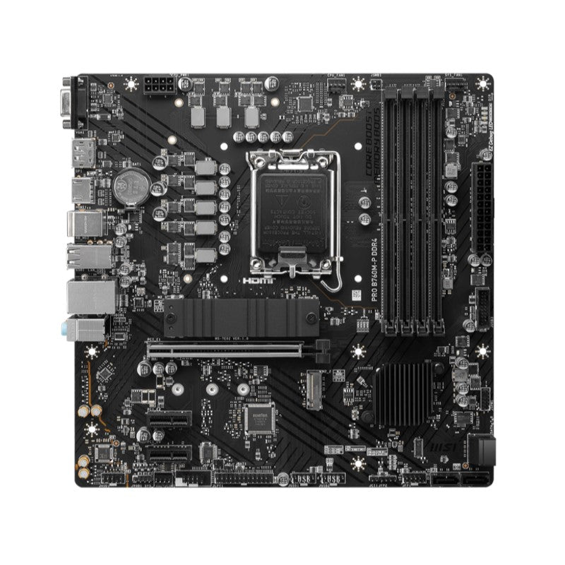 Tarjeta Madre MSI Pro B760M-P, M.2 PCIe 4.0, DDR5 4x128GB, 6800MT/s, S-1700