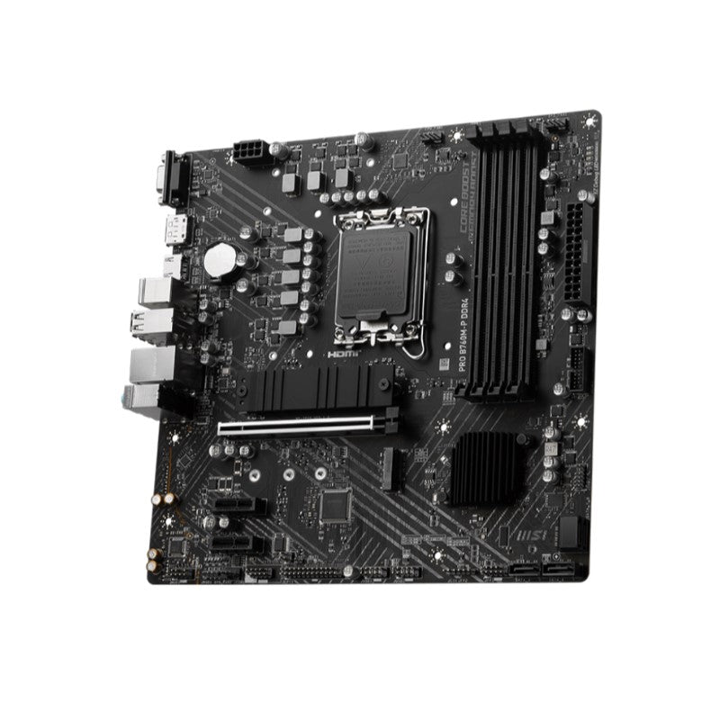 Tarjeta Madre MSI Pro B760M-P, M.2 PCIe 4.0, DDR5 4x128GB, 6800MT/s, S-1700