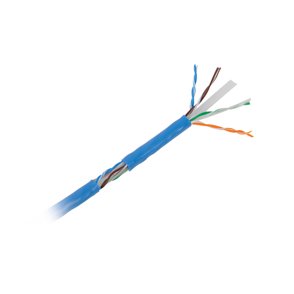 Bobina De Cable U/Utp Cat6A De 305 Mts, Color Azul, Cm, Soporta 10G-Baset Para Transmisión De Frecuencias De Hasta 500Mhz, Ul FullOffice.com 