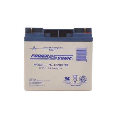 PS-12200-NB2 - Power Sonic Batería de Respaldo AGM/VRLA / 12V / 20Ah PS-12200-NB2