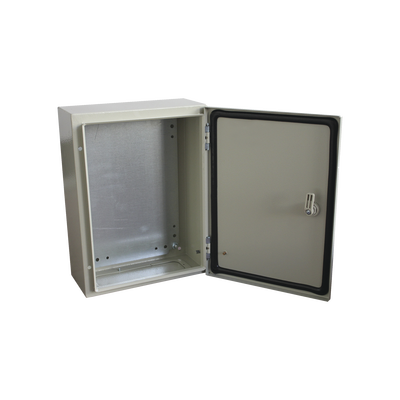 PST-3040-20A - Gabinete de Acero IP66 / 300x400x200 mm / 11.8x15.7x7.9 in / IK10 / 30 kg / Placa Trasera Metálica