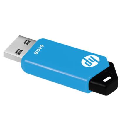 Memoria Flash USB PNY HP v150w 64GB Azul USB 2.0 Alta Velocidad