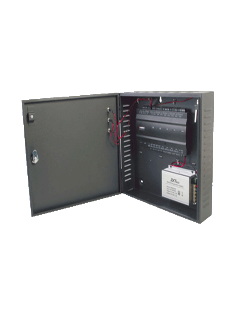 Panel de Control de Acceso ZKTeco InBio460B / 4 Puertas / 3000 Huellas / PULL / Biometría / Gabinete y Fuente