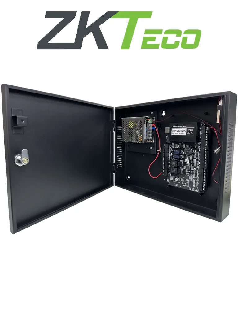 ZKTECO C3-200 Plus Panel de Control Acceso RFID, 2 Puertas, 100,000 Usuarios, QR