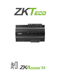 Panel de Control de Acceso ZKTeco inBIO160 - 1 Puerta/2 Lectoras/3,000 Huellas/PULL SDK
