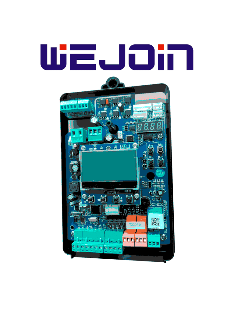 Panel de Control WEJOIN WJSCB02BCP01 para Barrera Vehicular Aurora WJSCB201L063 / WJSCB201R063, 2 Canales, 12V