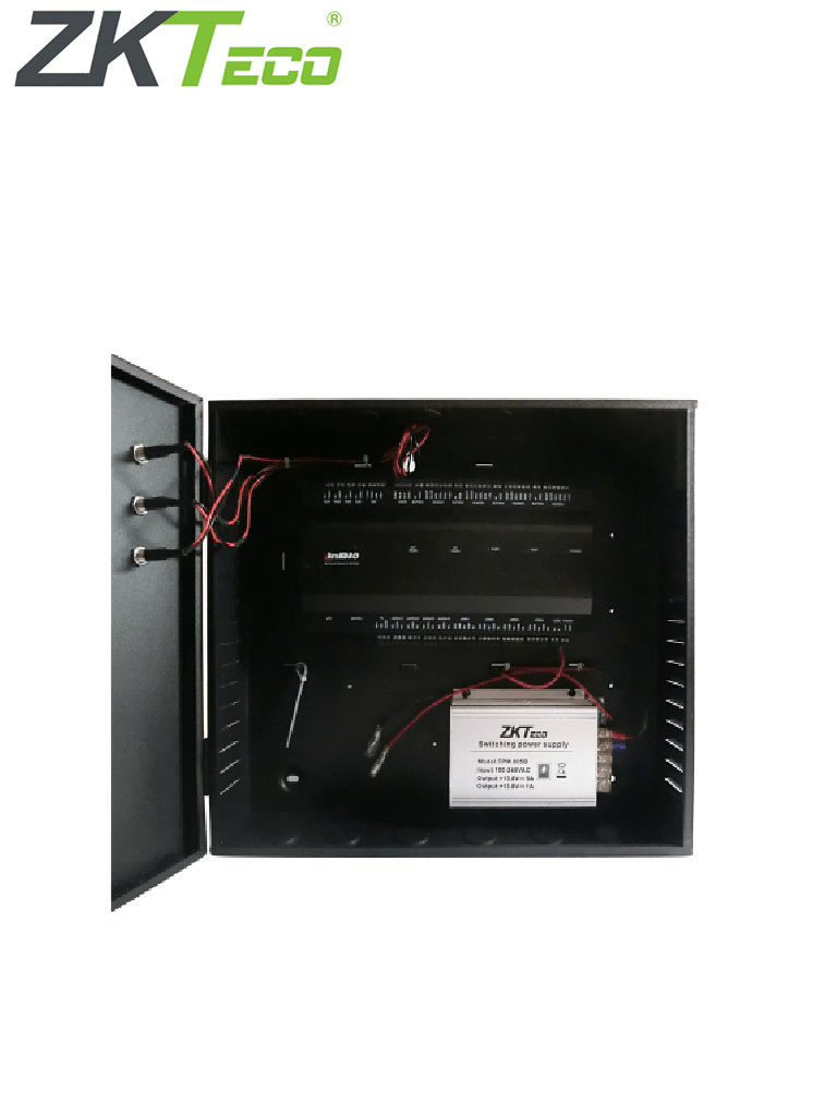 Panel de Control de Acceso ZKTECO INBIO260B / 2 Puertas / 3,000 Huellas / PULL / Lector de Huella Esclavo FR