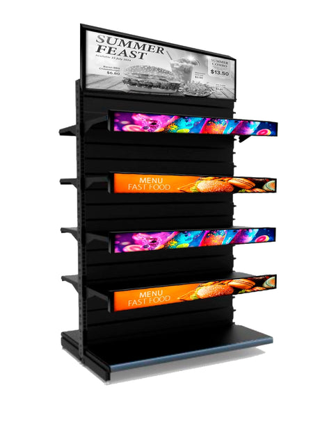 ZKTECO Pantalla LCD Estrecha DG03-S1W35, 35", Full HD, Android 8.1, Alta Brillantez