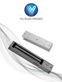 Cerradura Magnética YM280NLEDULPACK 280 kg / MBK280UL / Puertas de Vidrio sin Marco
