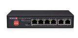 Provision-ISR PoES-0472GC+2G Gigabit Ethernet (10/100/1000) Energía sobre Ethernet (PoE) Negro