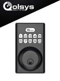 Qolsys IQDLK-PGK-MB cerradura inteligente Cerradura de puerta inteligente