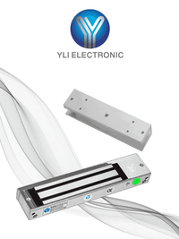 Cerradura Magnética para Puertas de Vidrio sin Marco 180 kg LED Indicador
