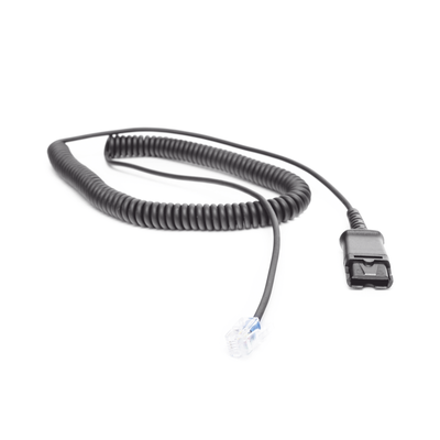 QD03 - Fanvil Cable Adaptador QD / Diademas HT101/HT201/HT202 / Teléfonos Analógicos, Digitales e IP