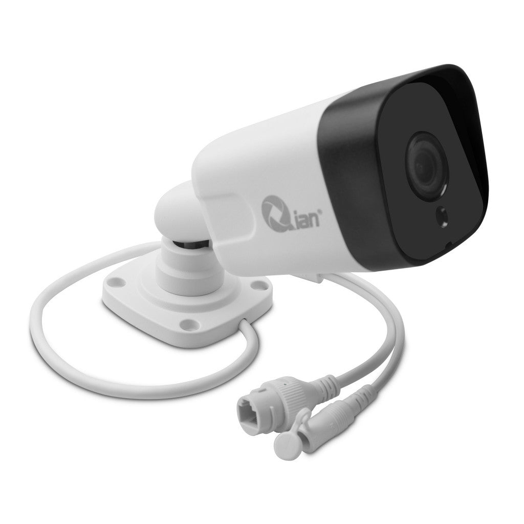 Cámara Bullet Qian IP PoE 5MP 2560x1960 H.265 30mts DWDR IP66 QEC iBul5