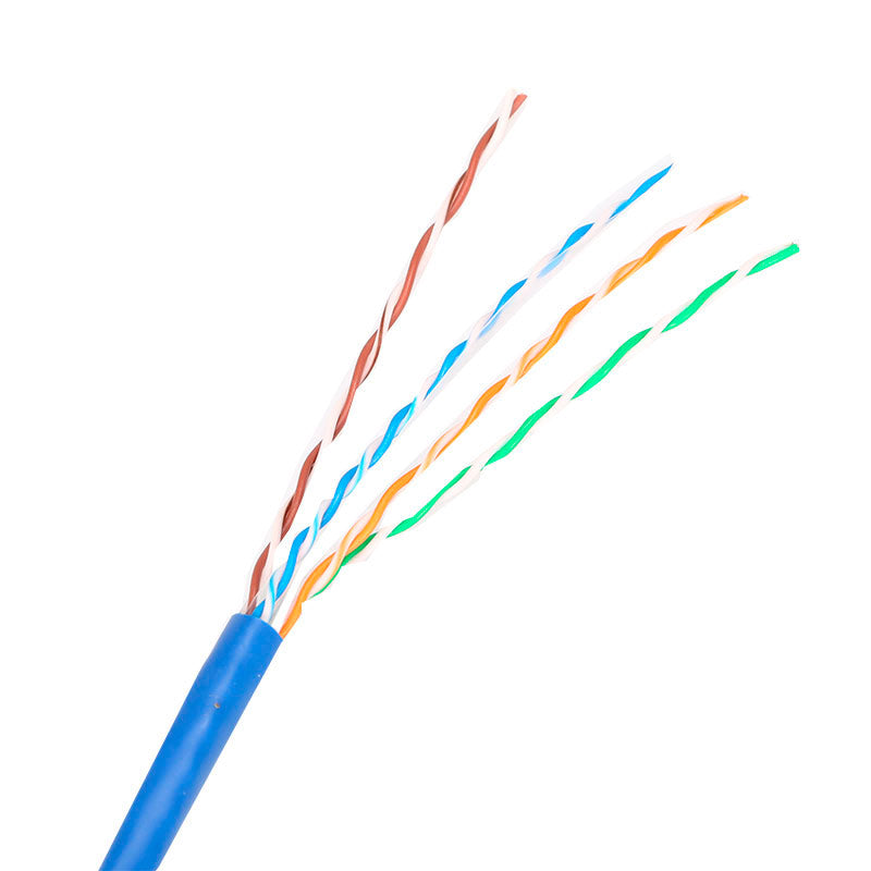 Bobina UTP QIAN 305MTS CAT6 Interior 23 AWG Azul Ethernet Cable de Red